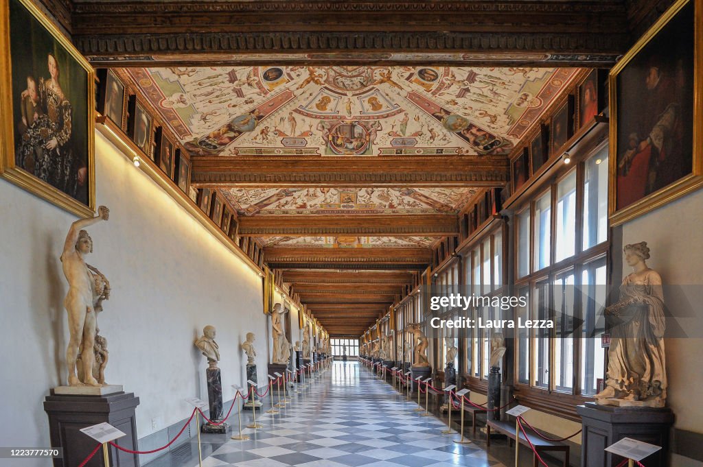 Uffizi Gallery In Florence Among Reopening After Covid-19 Pandemic