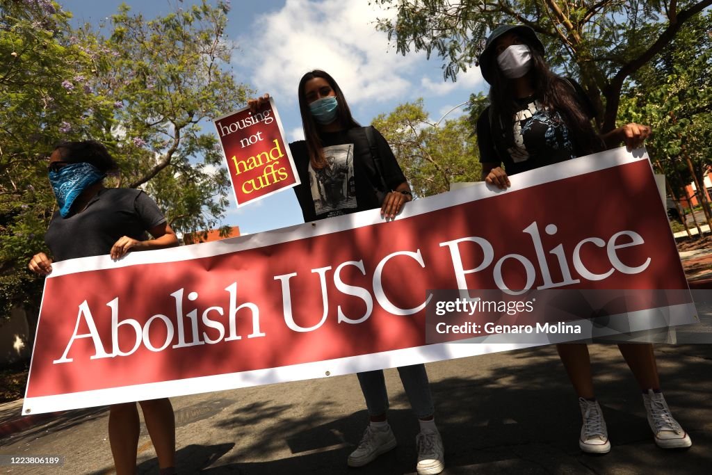 Demand for USC to Abolish Police Force - during the Coronavirus pandemic