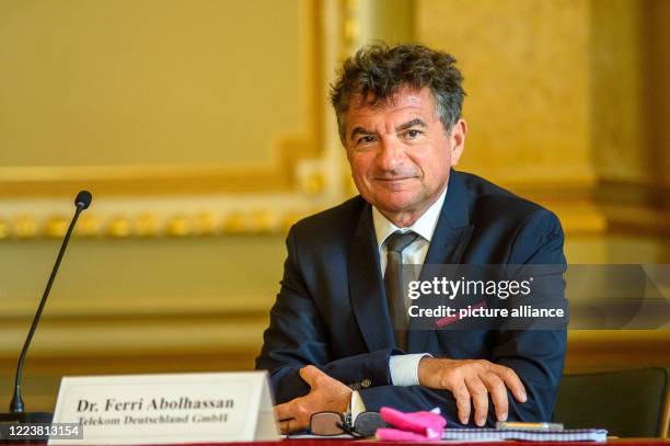 July 2020, Saxony-Anhalt, Magdeburg: Ferri Abolhassan, Member of the Board of Management of Telekom Deutschland and responsible for the Service...