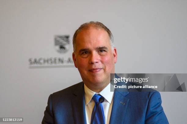 July 2020, Saxony-Anhalt, Magdeburg: Dirk Wössner, Member of the Board of Management of Deutsche Telekom AG and Chairman of the Board of Management...