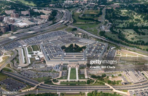 Aerial view of the Pentagon on Tuesday, June 30, 2020.