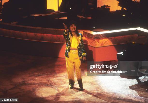 Little Richard performs at Frank Sinatra's 80th Birthday at the Shrine Auditorium in Los Angeles, California on November 19,1995.