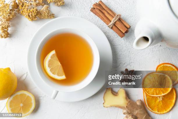 herbal tea - ginger root stock pictures, royalty-free photos & images