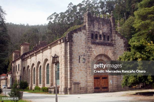 tambre hydroelectric power station. noia, galicia, spain. - noia stock pictures, royalty-free photos & images