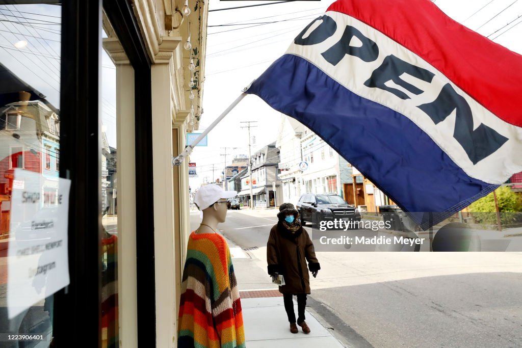 Businesses In Newport, Rhode Island Begin To Slow Reopening Process