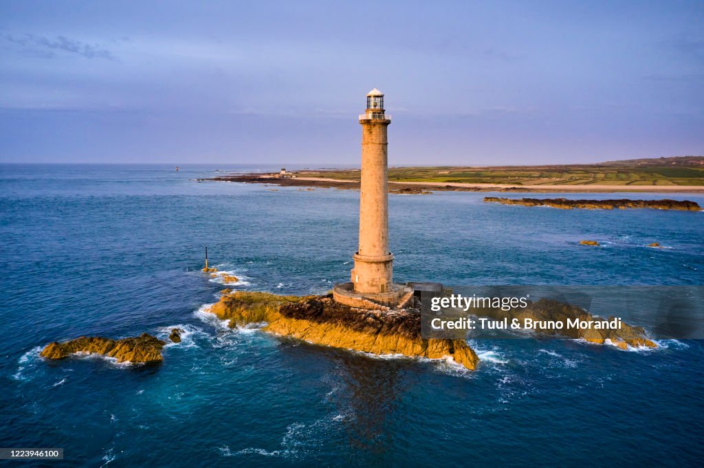 France, Normandy, Manche department, Cotentin, Cap de la Hague, tip of Cotentin and Goury lighthouse