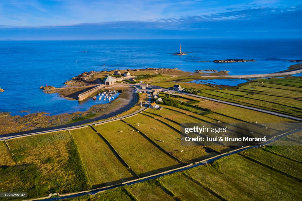 France, Normandy, Manche department, Cotentin, Cap de la Hague, tip of Cotentin and Goury lighthouse