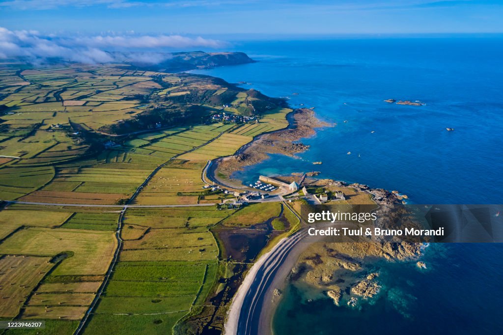 France, Normandy, Manche department, Cotentin, Cap de la Hague, tip of Cotentin and Goury lighthouse