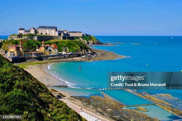 france, normandy, manche department, granville - manche bildbanksfoton och bilder