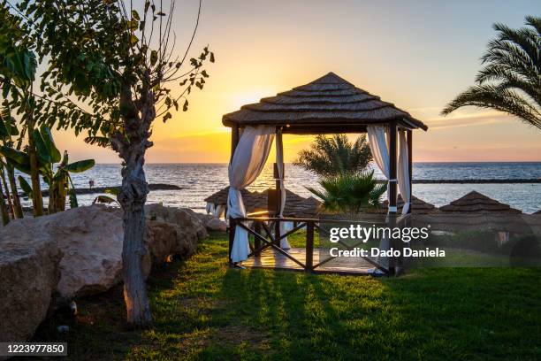 gazebo - paphos stock pictures, royalty-free photos & images