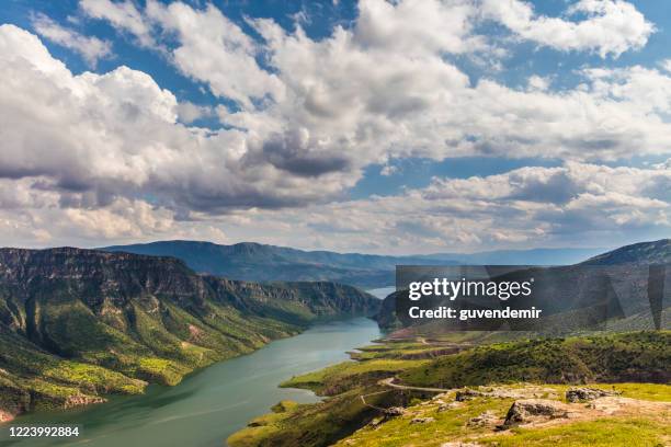 botan river and valley in siirt province/turkey - siirt stock pictures, royalty-free photos & images