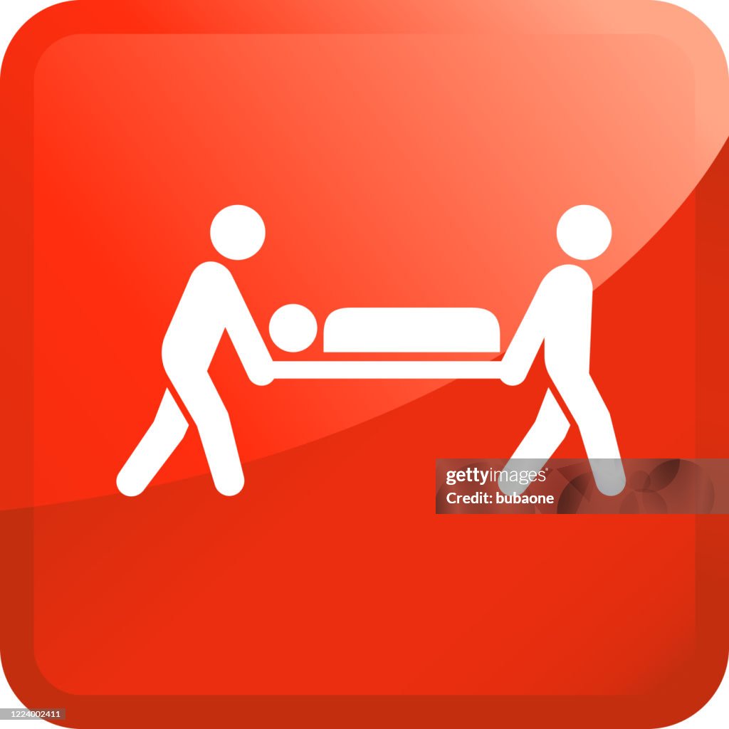 Medical Workers Carrying a Sick Man Icon