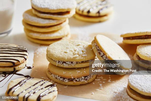 One Bowl Baking: Alfajores photographed for Voraciously in Arlington, Virginia on June 30, 2020.