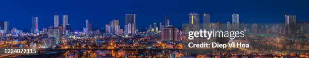 nha trang by night - cape town night stock pictures, royalty-free photos & images