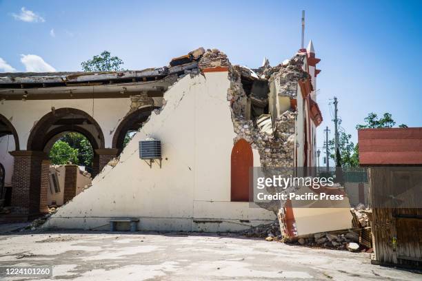 Igelsia Inmaculada Concepcion, which is more than 180 years old, is still closed after suffering serious structural damages from a 6.4 earthquake...