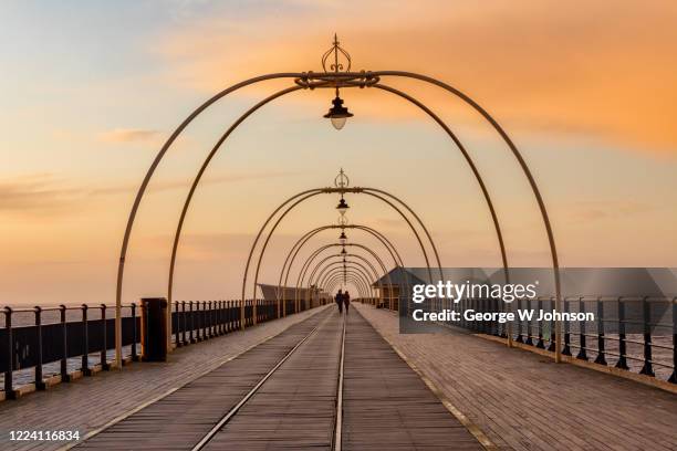 southport pier - merseyside stock pictures, royalty-free photos & images