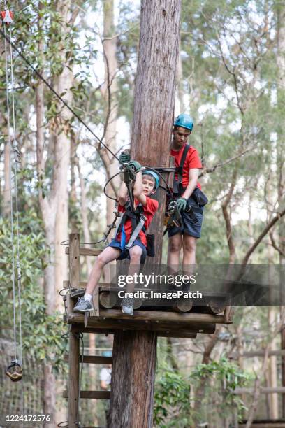 24 High Ropes Family Stock Photos, High-Res Pictures, and Images ...
