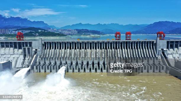 The Three Gorges Dam safe and stable operates for 17 years on 01th July, 2020 in Yichang,Hubei,China.