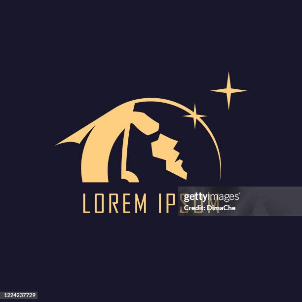 stylized astronaut face in space helmet - minimalism vector icon in negative space style - space helmet stock illustrations