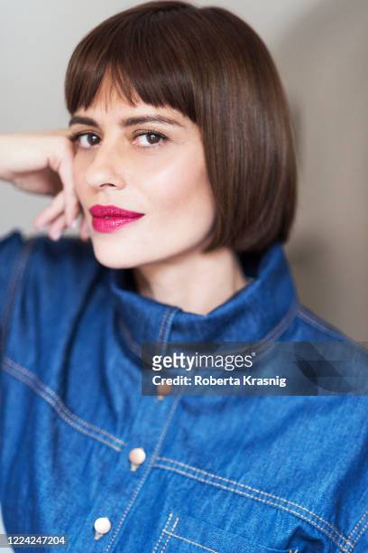 Actress Claudia Pandolfi poses for a portrait session on October 22, 2018 in Rome, Italy.