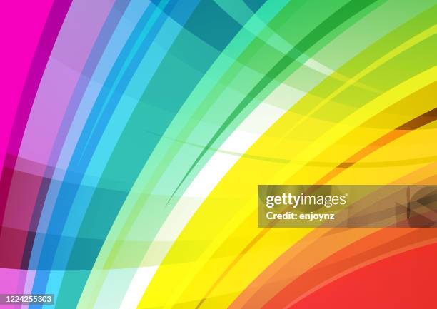 bright abstract rainbow background - people colourful background stock illustrations