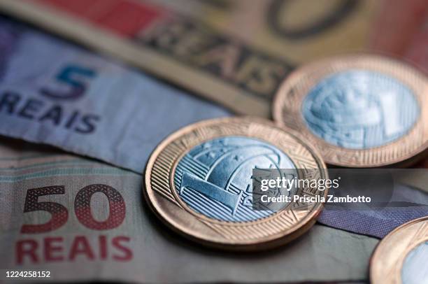 brazilian money - tax reform stockfoto's en -beelden