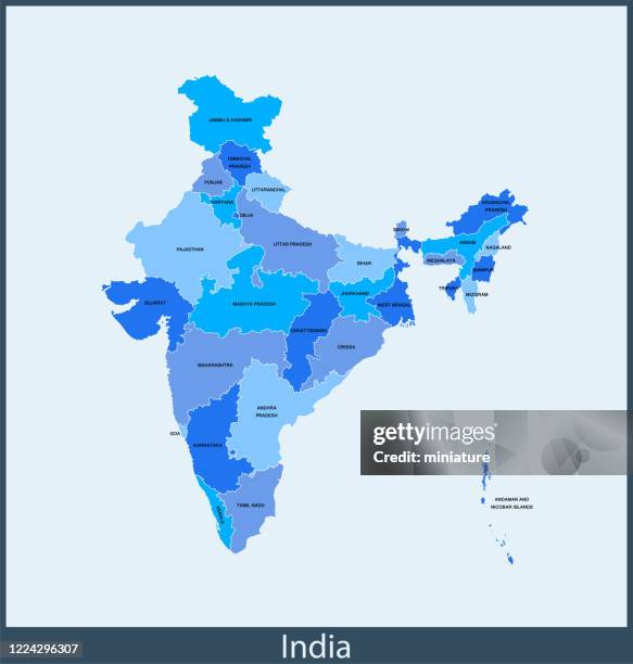 india map - south asia stock illustrations