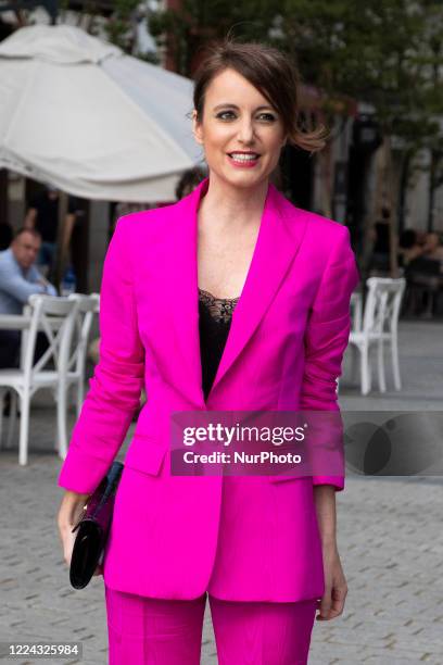 Andrea Levy Soler arrives at Royal Opera House to attend the premiere of 'La Traviata' opera, in Madrid, Spain, 01 July 2020. Royal Opera House...