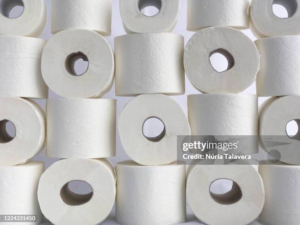 3d pattern created with toilet paper rolls - toilet paper stock pictures, royalty-free photos & images