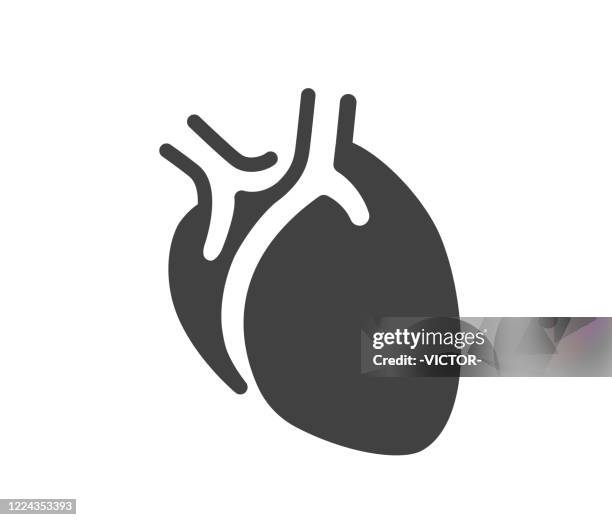 stockillustraties, clipart, cartoons en iconen met hart - illustratie - angina