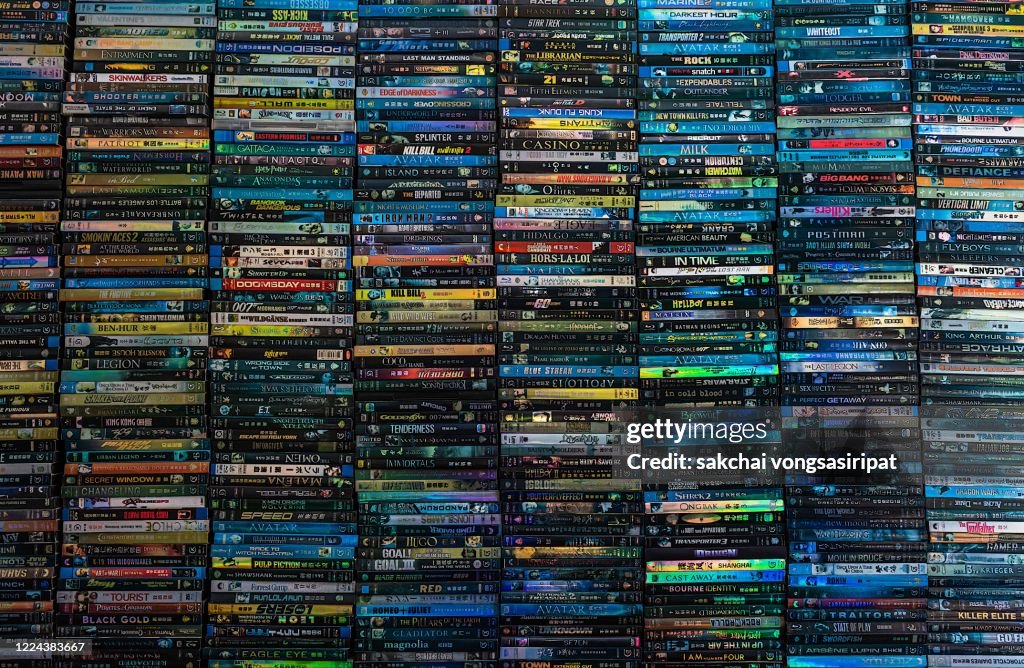 Full Frame of DVDs