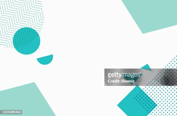 colorful geometric background - computer graphic stock illustrations