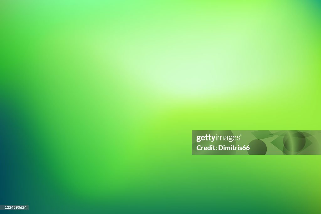 Dreamy smooth abstract green background