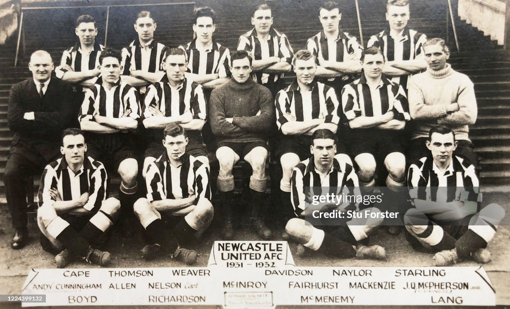 Newcastle United Postcard 1931-32