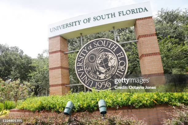 The Tampa Bay Students for Democratic Society led a protest at the University of South Florida President Steven Currall lives on campus on July 2,...