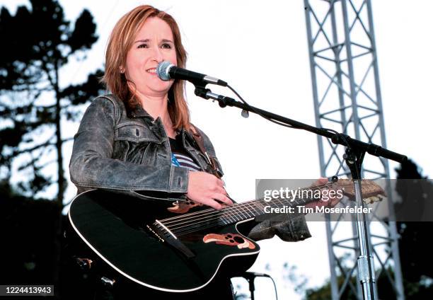 Melissa Etheridge performs during Alice@97.3 "Now in Zen" festival at Sharon Meadow on September 23, 2001 in San Francisco, California.