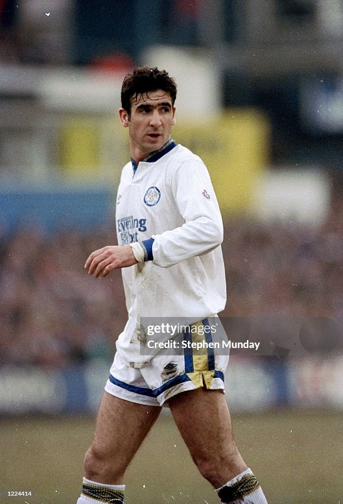 Eric Cantona of Leeds United