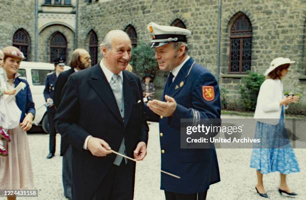 Louis Ferdinand Prince of Prussia is going to conduct a marching band at the wedding of heir to the throne Ernst August von Hanover with Chantal...