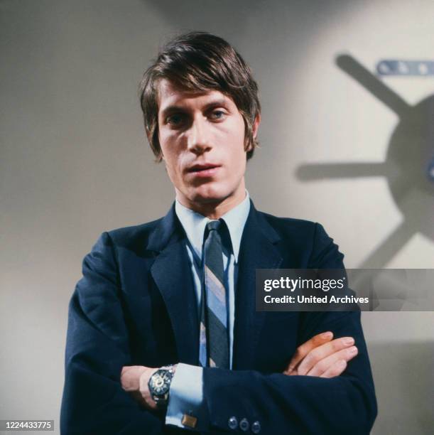 French chanson singer and actor Jacques Dutronc at Paris, France 1967.