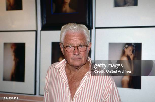 British photographer and movie director David Hamilton at Saint Tropez, France 1999.