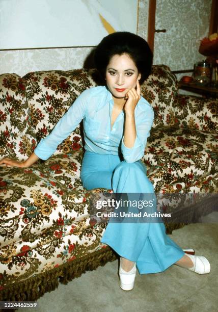 Ratna Sari Dewi Sukarno in France, 1970s.