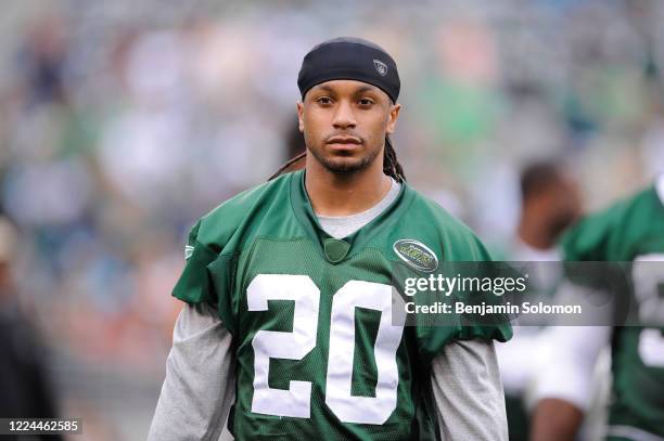 Kyle Wilson of the New York Jets during the first practice in Metlife Stadium on June 16, 2010 at Metlife Stadium in East Rutherford, New Jersey.