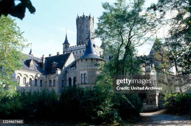 Marienburg castle near Hanover, Germany, 1981.