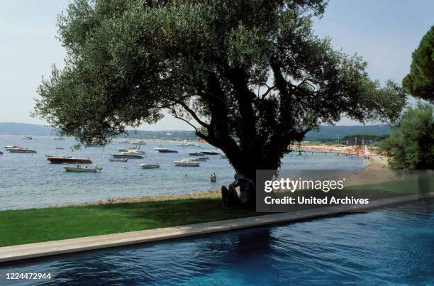 Gunter Sachs View from the estate in Sankt Tropez, France 2004.