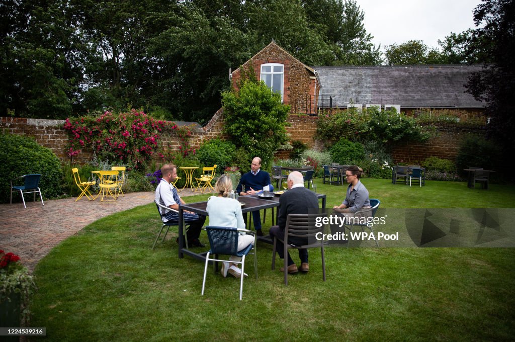 The Duke Of Cambridge Visits A Pub Ahead Of Reopening