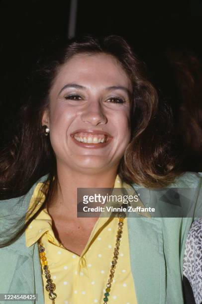 Mexican actress Ana Alicia at Spago Restaurant in West Hollywood, California, 28th September 1985.