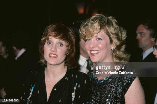 American actress and singer Lorna Luft and American actress Nancy Allen, circa 1995.