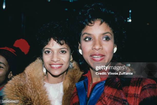 American actress and dancer Debbie Allen and her sister Phylicia Ayers-Allen attend the Night of 100 Stars II gala to benefit the Actors Fund, held...