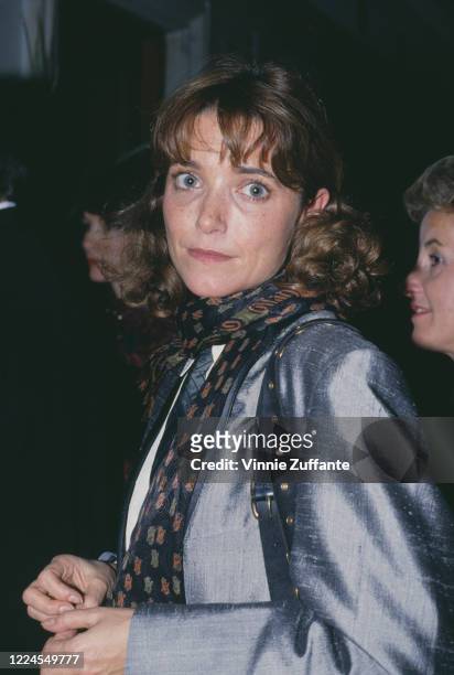 American actress Karen Allen attends the Jujamcyn Theater Awards, held at the St Regis Hotel in New York City, New York, 24th November 1986.