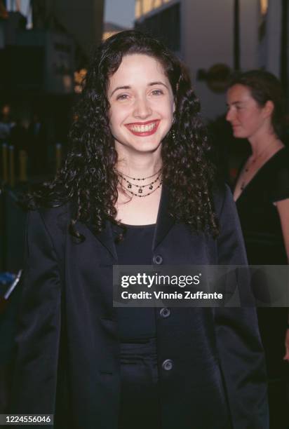 American actress Trini Alvarado attends the premiere of 'The Frighteners' held at Cineplex Odeon Universal City Cinemas in Univeral City, California,...